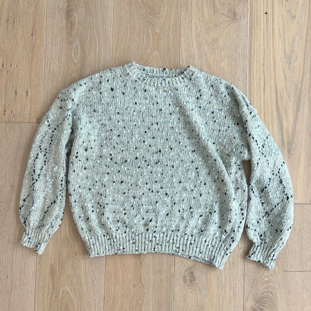 Gray Knit Vintage Sweater